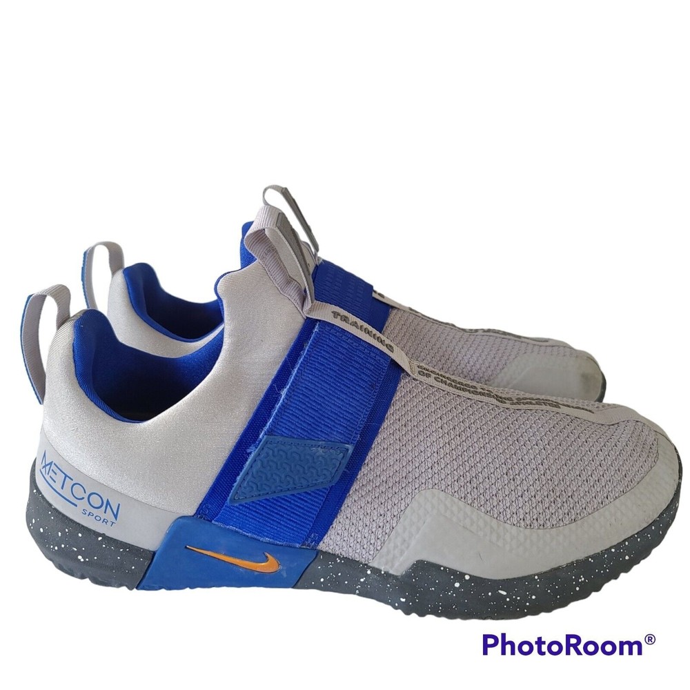 Nike  Metcon Sport Mens Size 11 AQ7489-002 Gray Blue Training Shoes Sneakers - Picture 1 of 13
